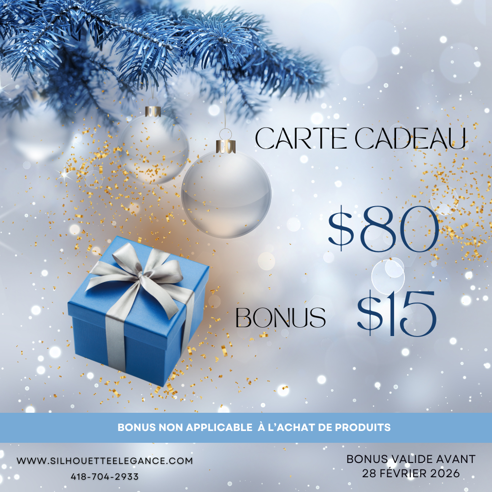 Carte cadeau des fêtes 80 $