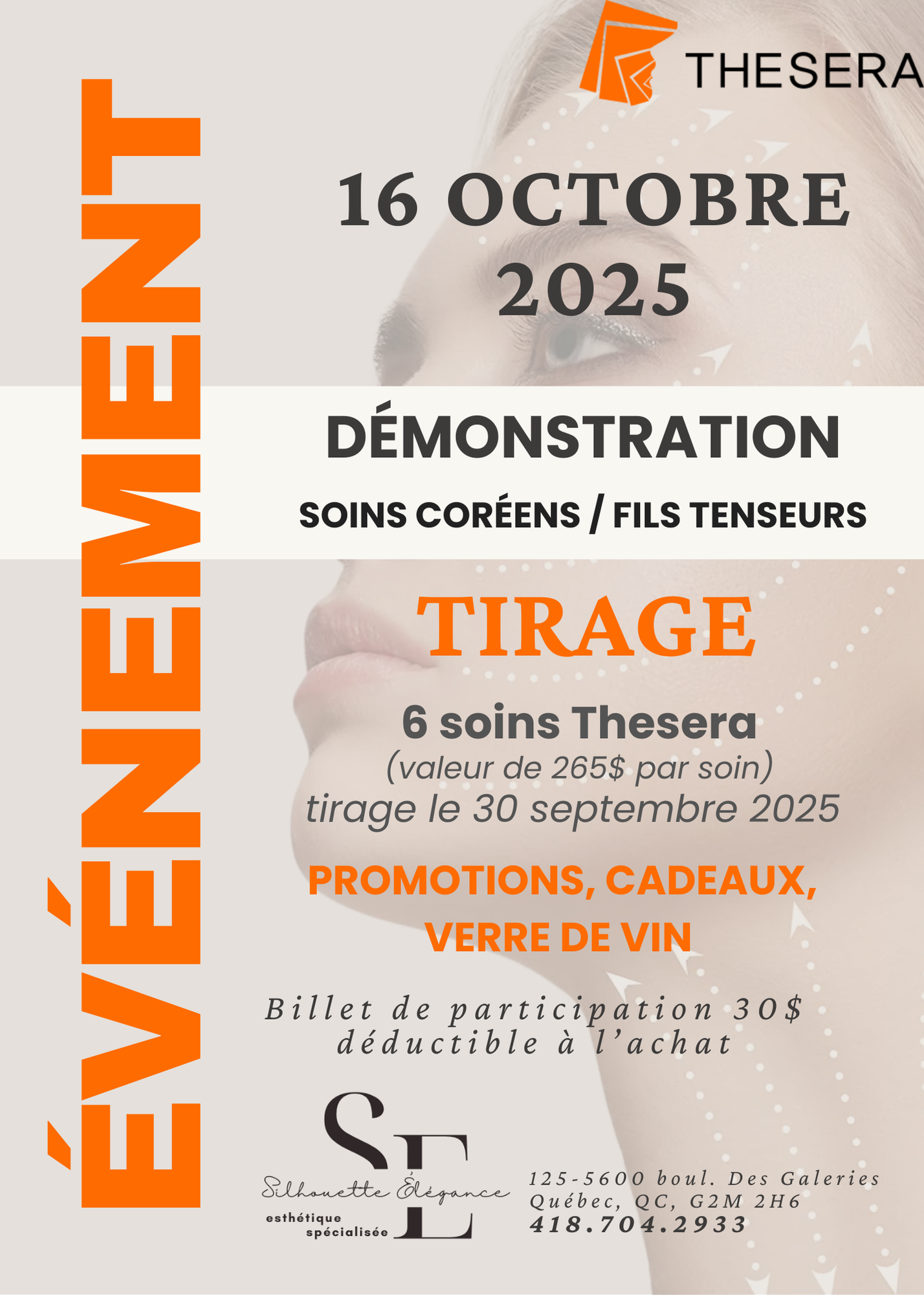 Billet événement Thesera 16 octobre 2025