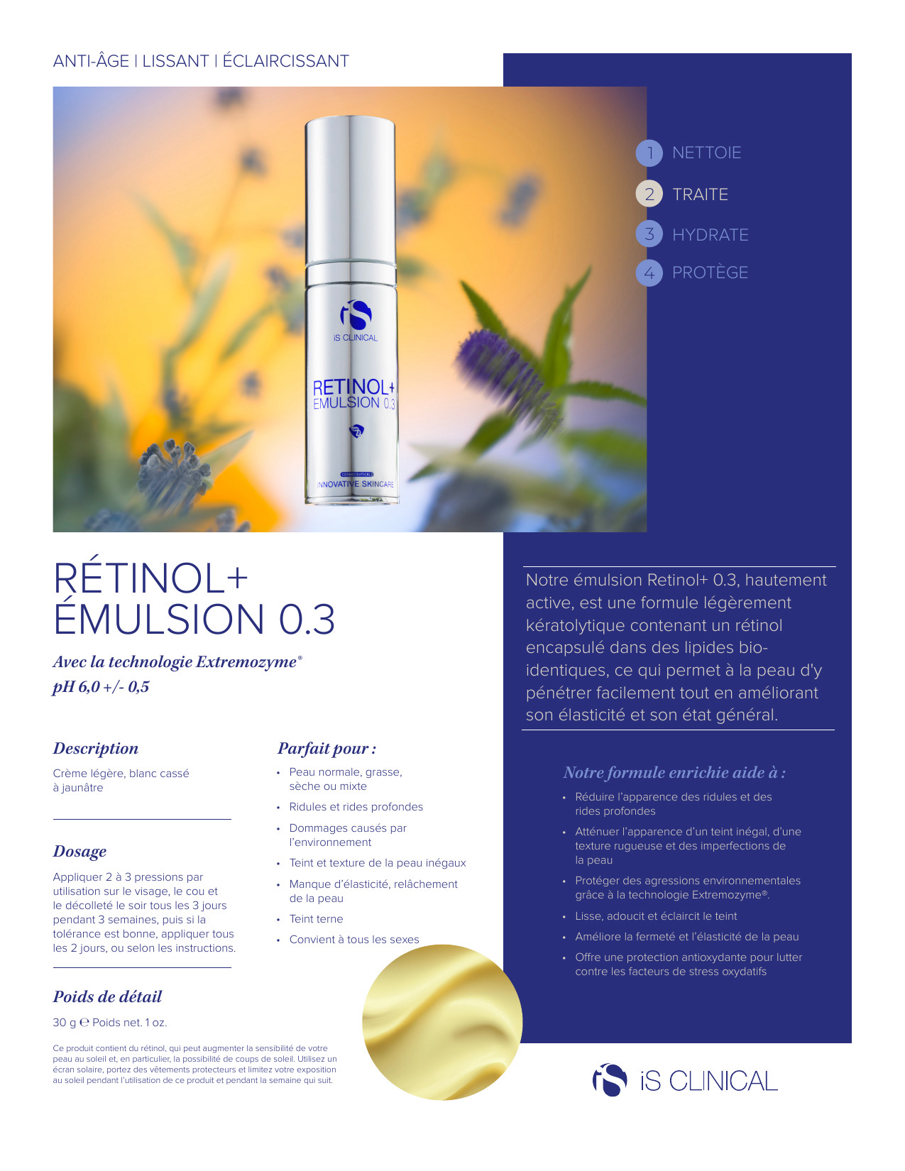 Rétinol Émulsion 0.3